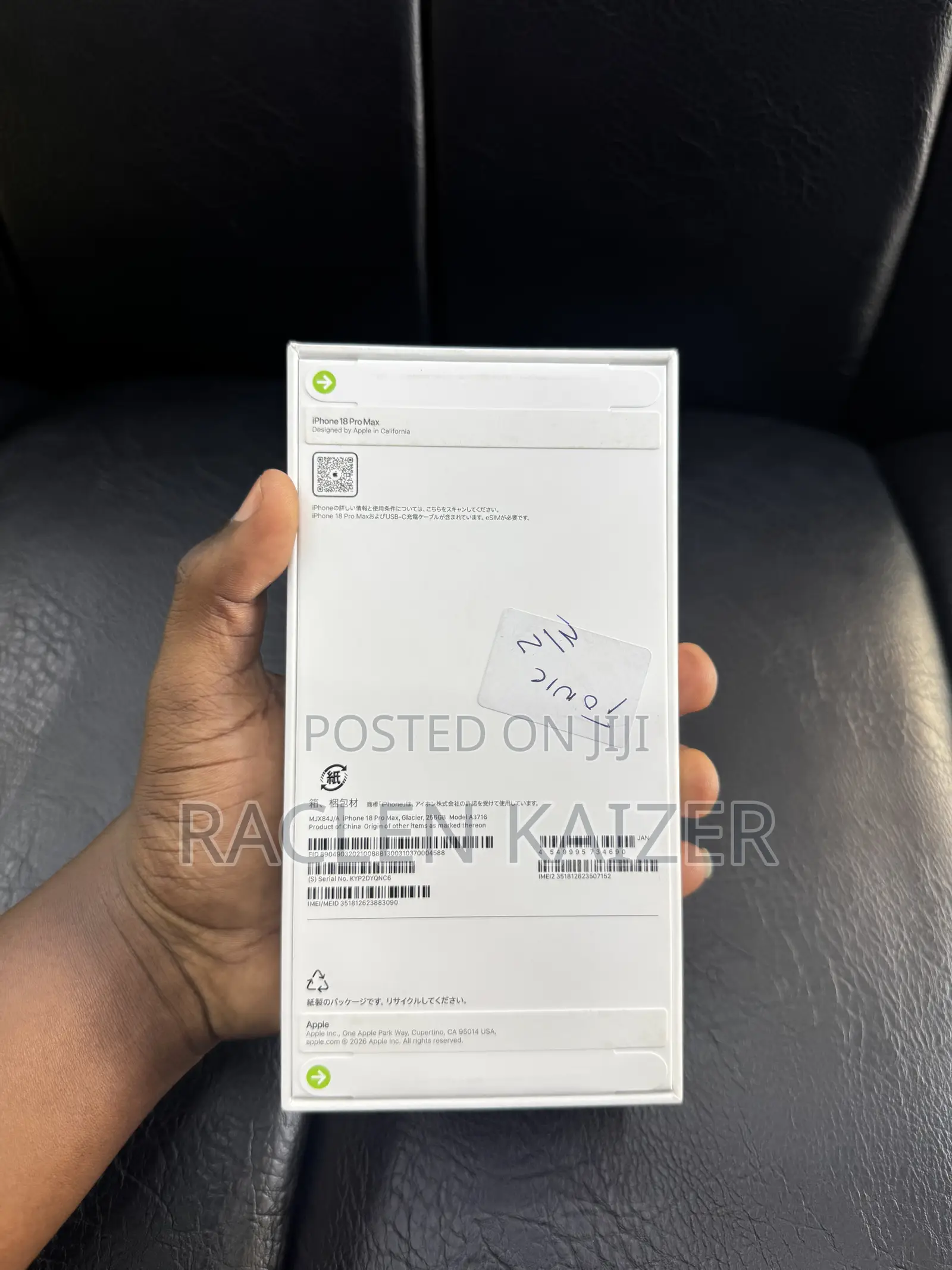 New Apple iPhone 18 Pro 256 GB Blue