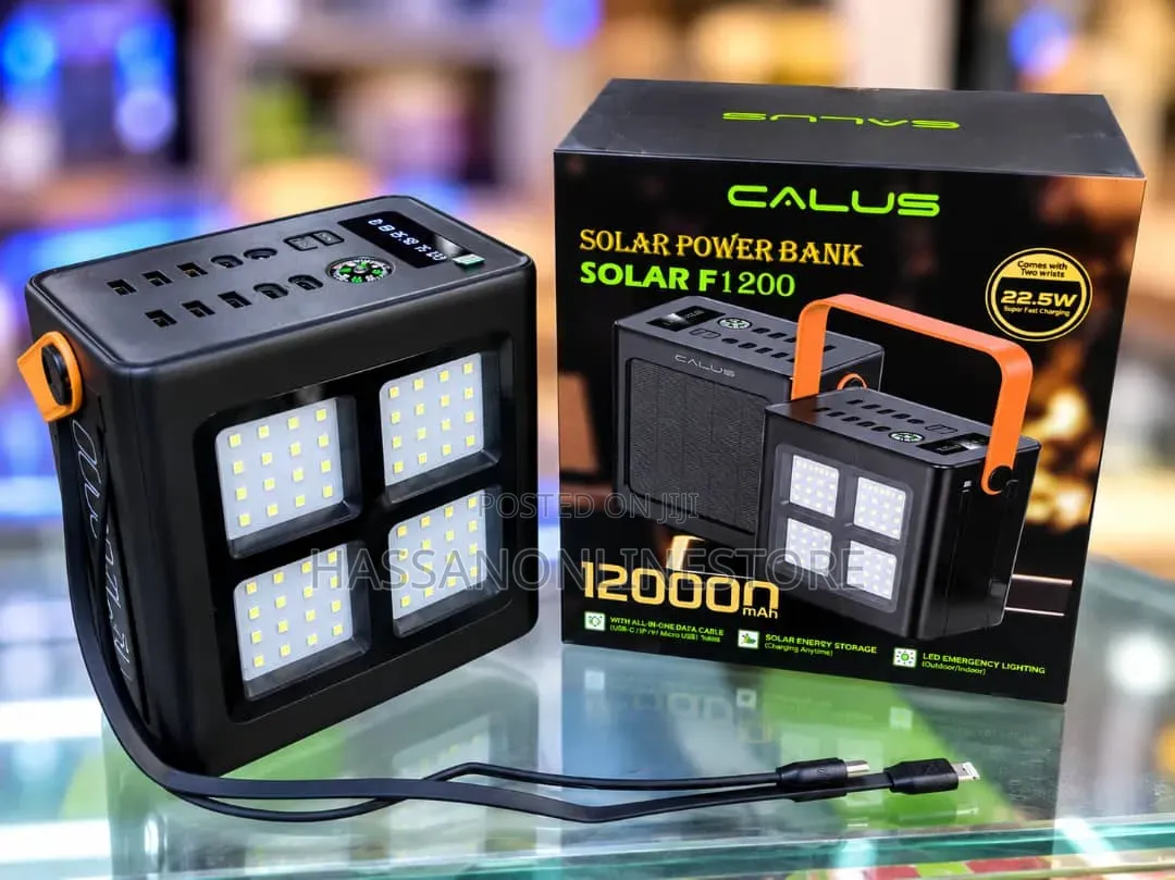 Calus Solar F1200 Heavy Duty Solar Power Bank
