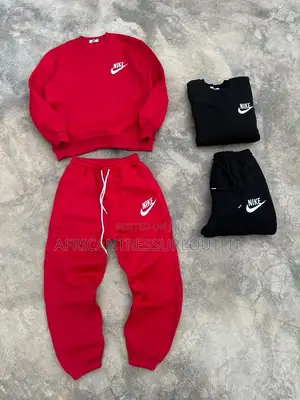 Nike Fleece Crewneck Sweatshirt With Matching Joggers Set Collection