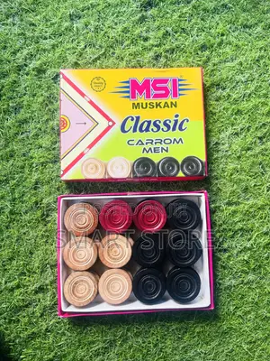 MSI Muskan Classic Carrom Men Set