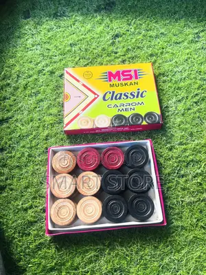 MSI Muskan Classic Carrom Men Set