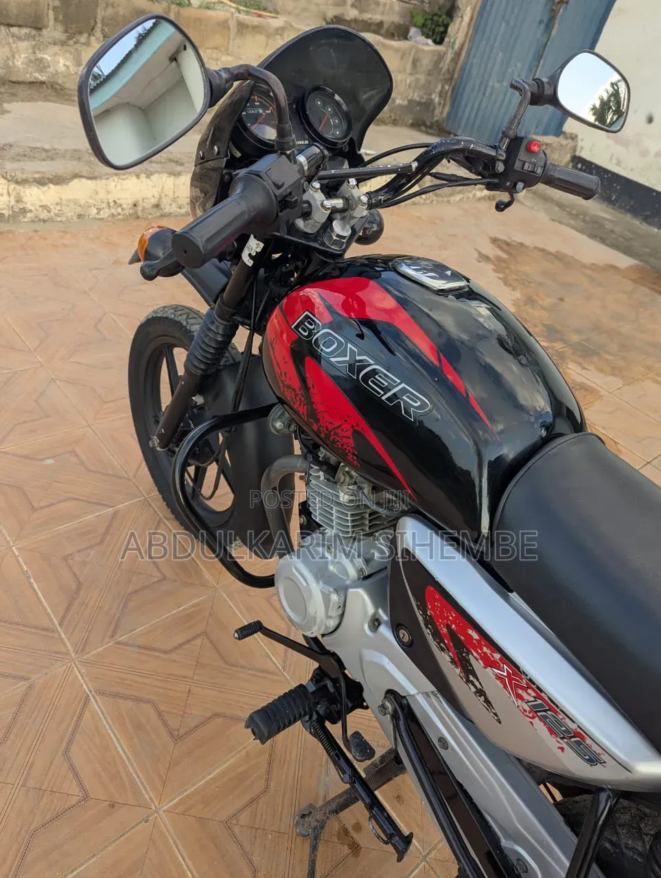 New Bajaj Boxer X125 2023 Red