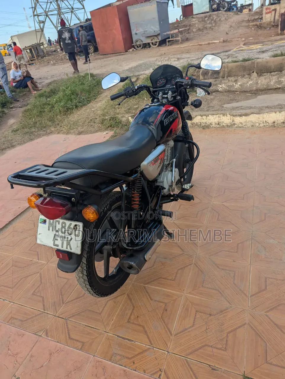 New Bajaj Boxer X125 2023 Red
