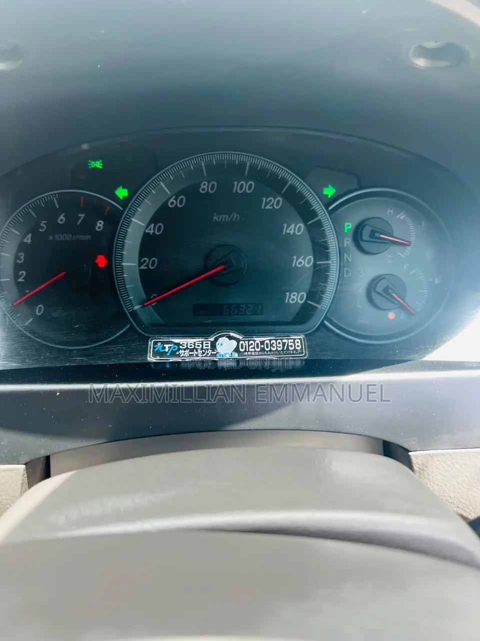 Toyota Alphard 2007 Black