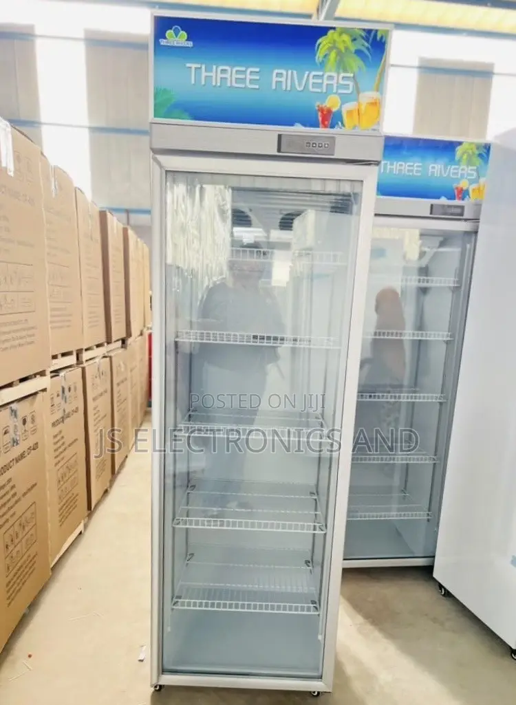 Three Rivers Showcase Fridge 420L Single Door Glass