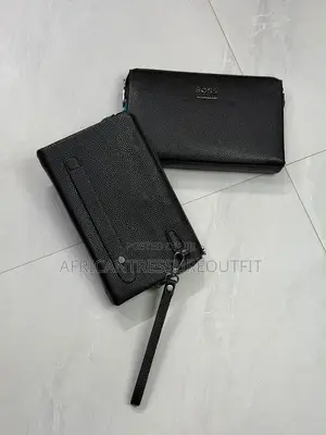 Black Textured Leather Travell Wallet Double Zip Available | Buy Now