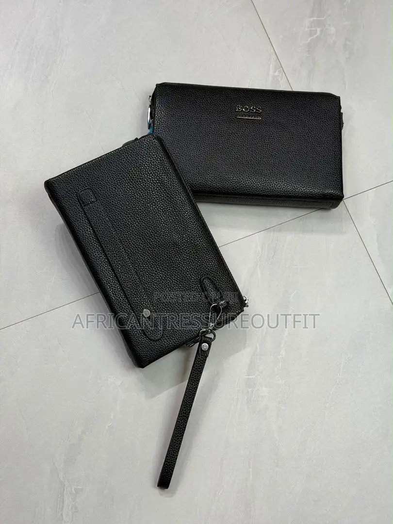Black Textured Leather Travell Wallet Double Zip Available | Buy Now