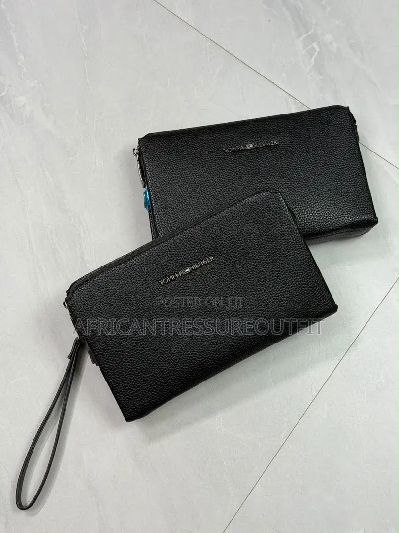 Black Textured Leather Travell Wallet Double Zip Available | Buy Now