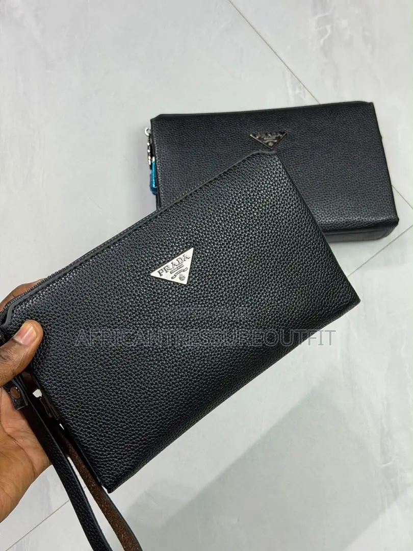 Black Textured Leather Travell Wallet Double Zip Available | Buy Now