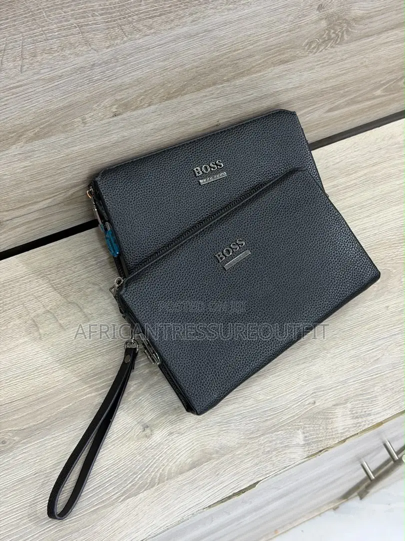Black Textured Leather Travell Wallet Double Zip Available | Buy Now
