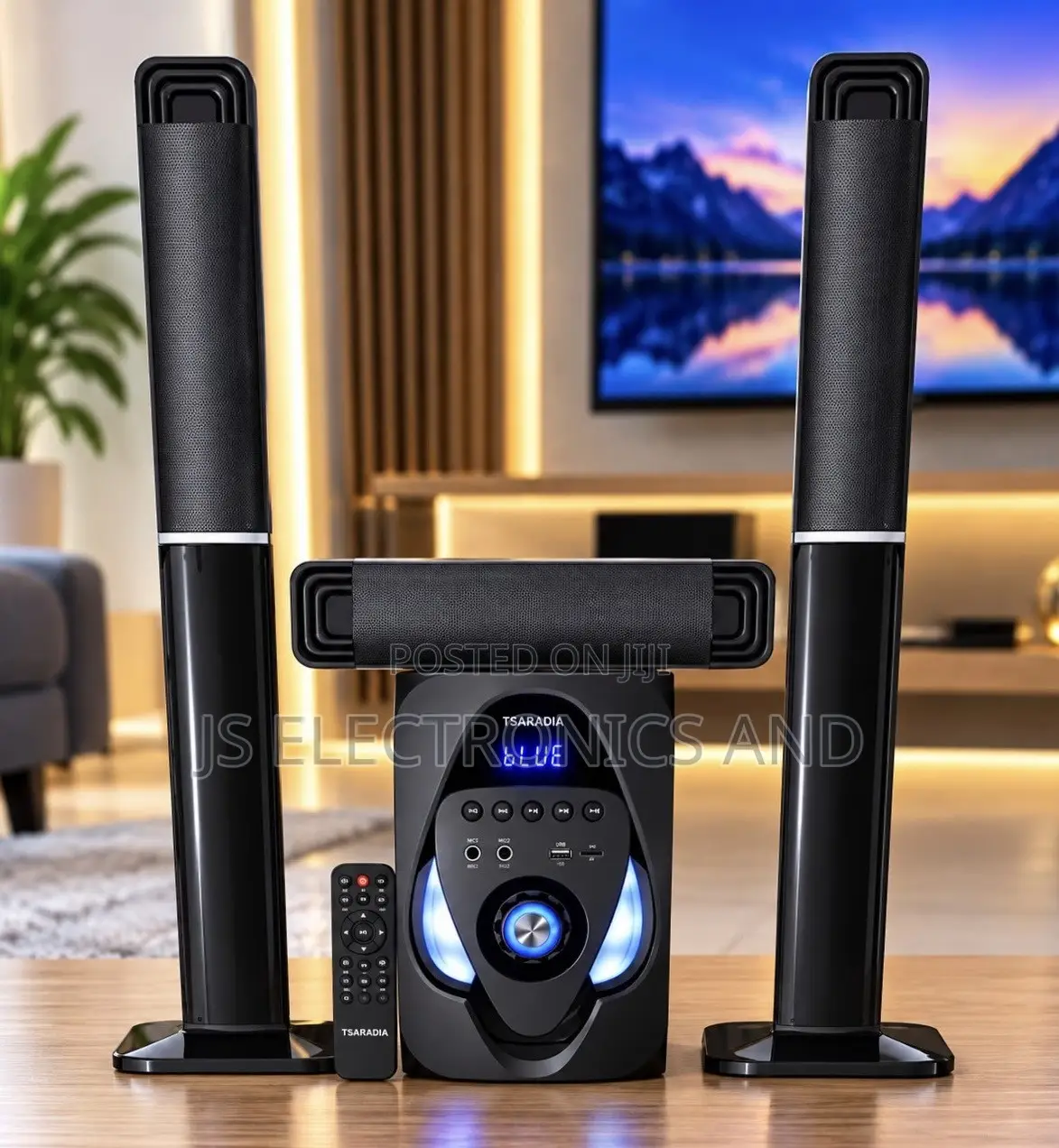 Tsaradia Sabufa Speaker 3 Bass Super With Remote