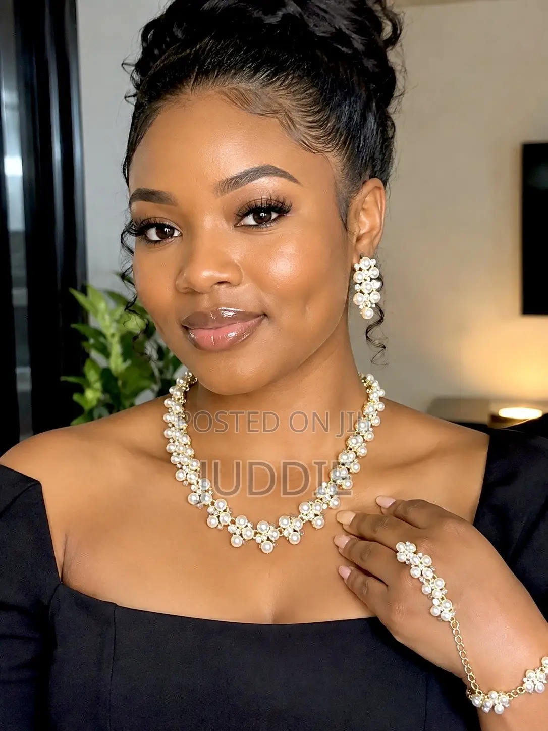 Pearls Set Nzuri Mno (Cheni,hereni Bracelet