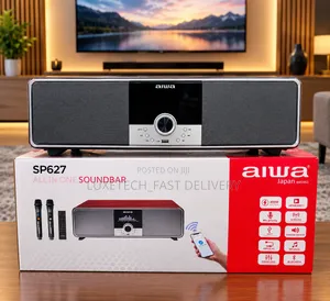 Aiwa SP627 400W Soundbar Bluetooth Karaoke System With 2 Wireless Mics