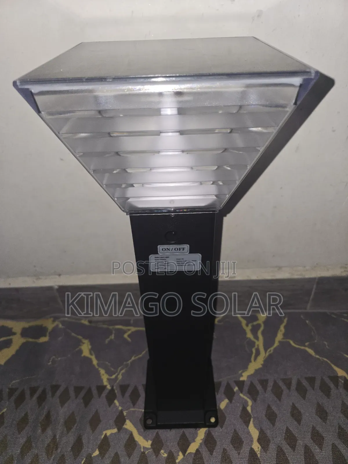 Solar Garden Light 6000mAh Battery
