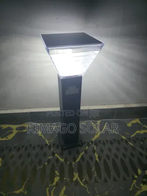 Solar Powered Pillar Lamp Warm/White