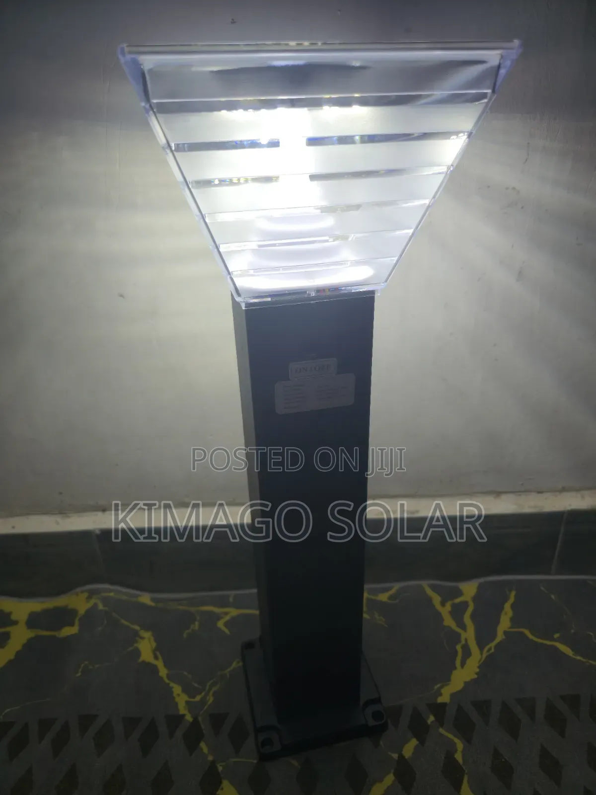 LED Solar Pathway Post Light