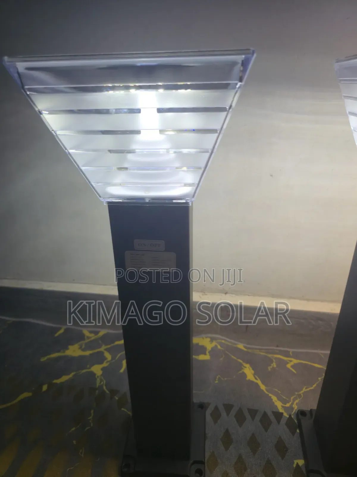 LED Solar Pathway Post Light