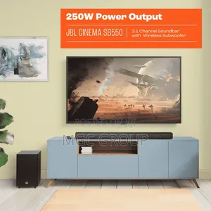 JBL CINEMA SB550 3.1 Channel Soundbar With Wireless Subwoofer