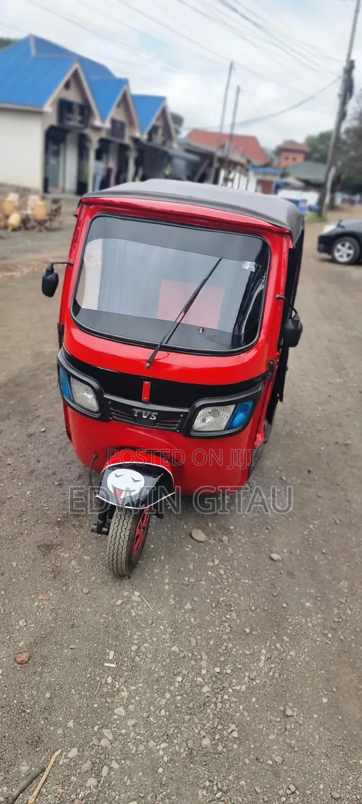 TVS King Deluxe Plus iTouch Start 2025 Red