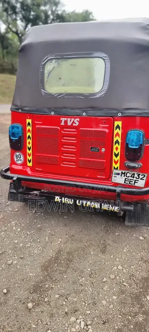 TVS King Deluxe Plus iTouch Start 2025 Red