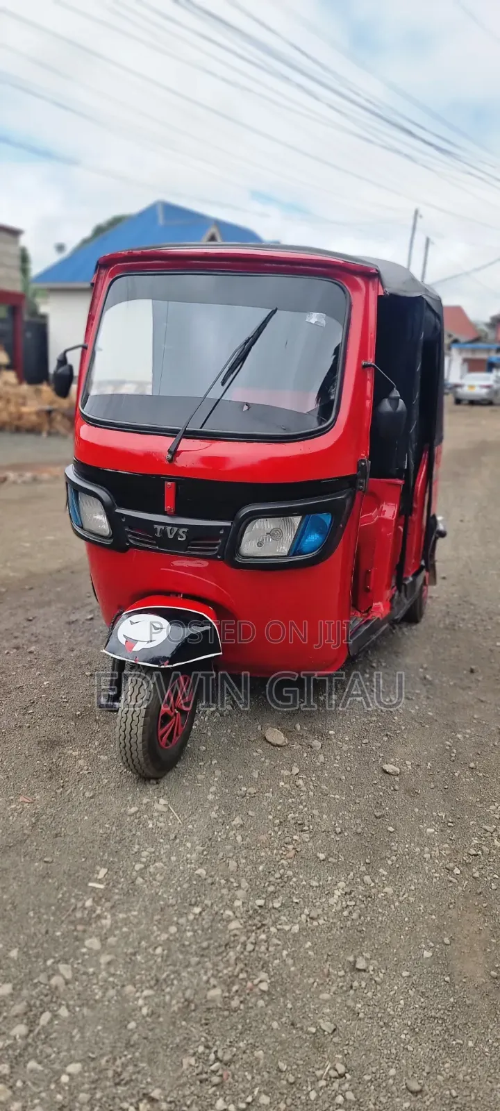 TVS King Deluxe Plus iTouch Start 2025 Red