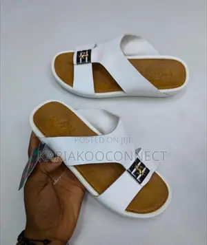 Men's Crossover Strap Slide Sandals (Huayi)