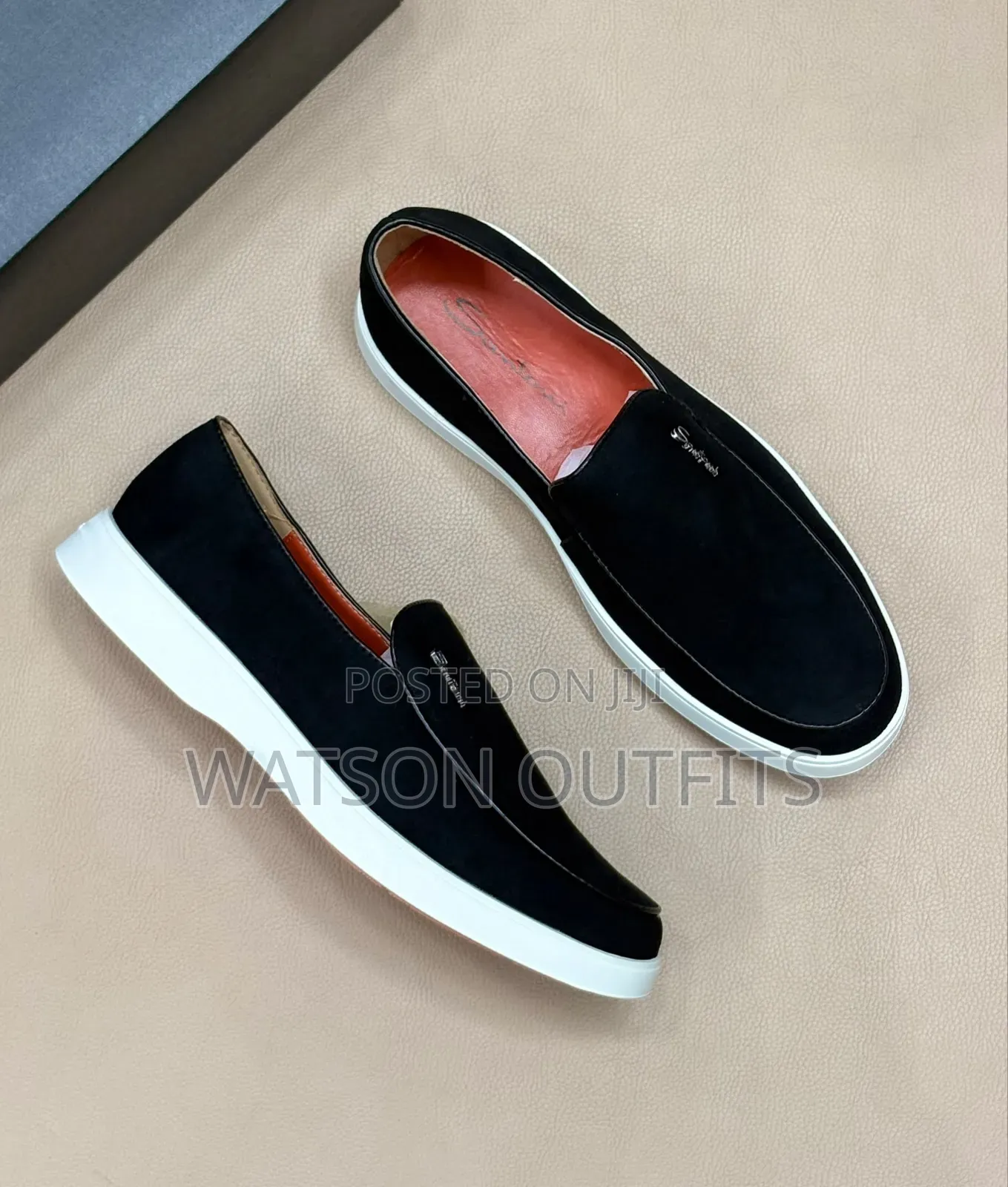 New Santoni Design Men's Leather Shoes