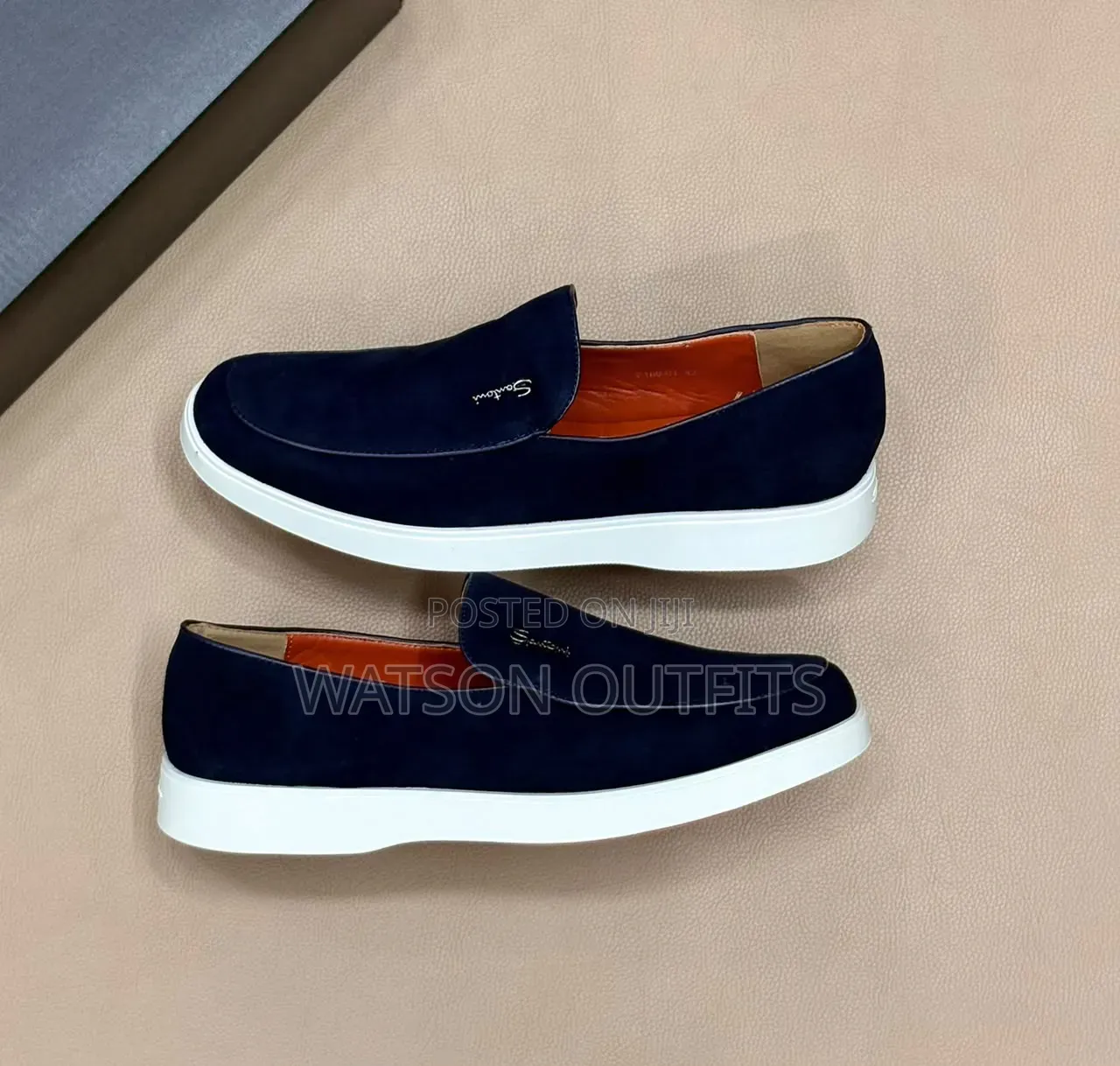 New Santoni Design Men's Leather Shoes