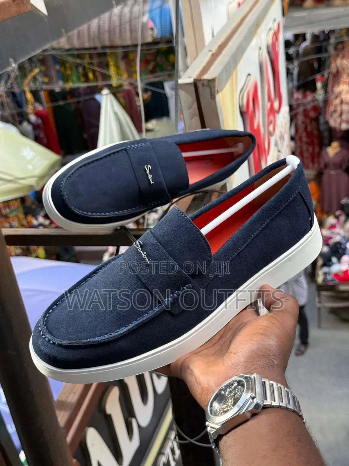 New Santoni Design Men's Leather Shoes