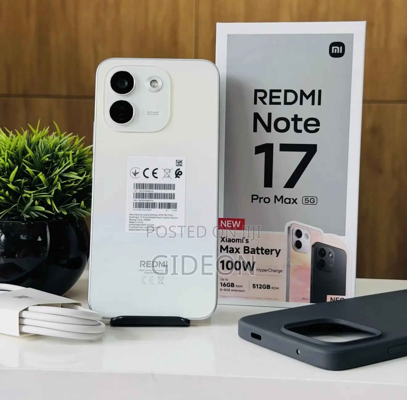 New Xiaomi Redmi Note 17 Pro Max 512 GB White
