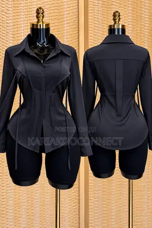 Women's Fitted Corset-Style Shirt