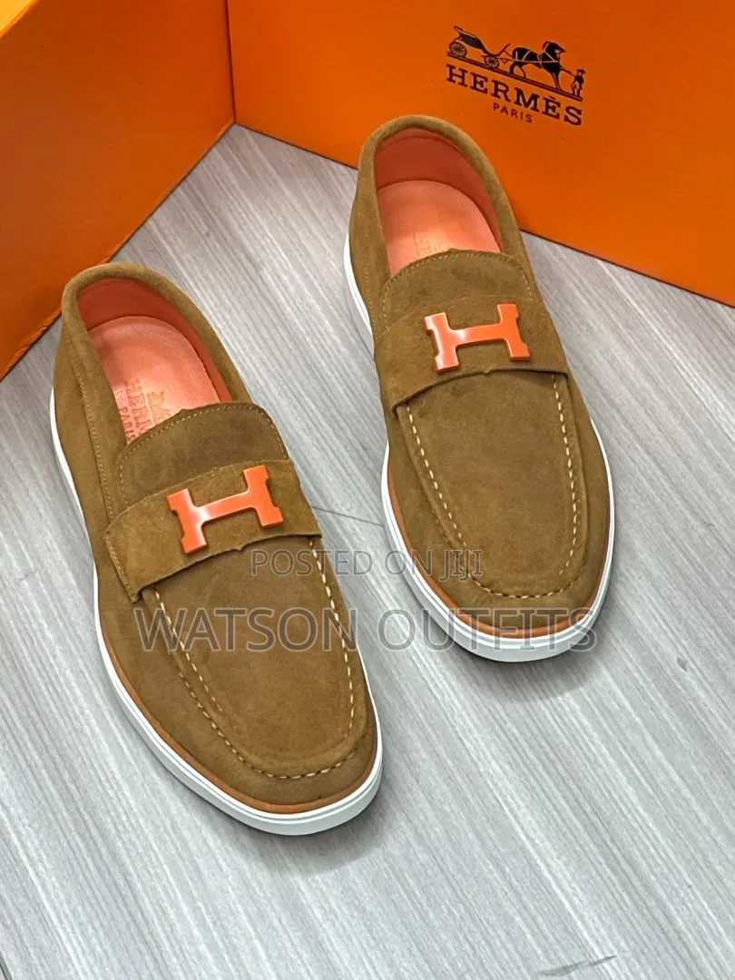 Hot H.Design Men's Leather Shoes Loafers