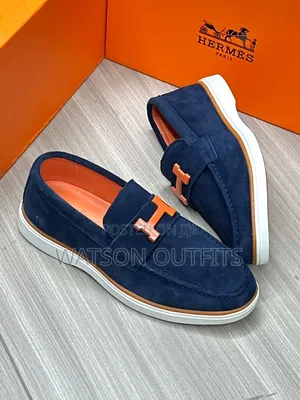 Hot H.Design Men's Leather Shoes Loafers