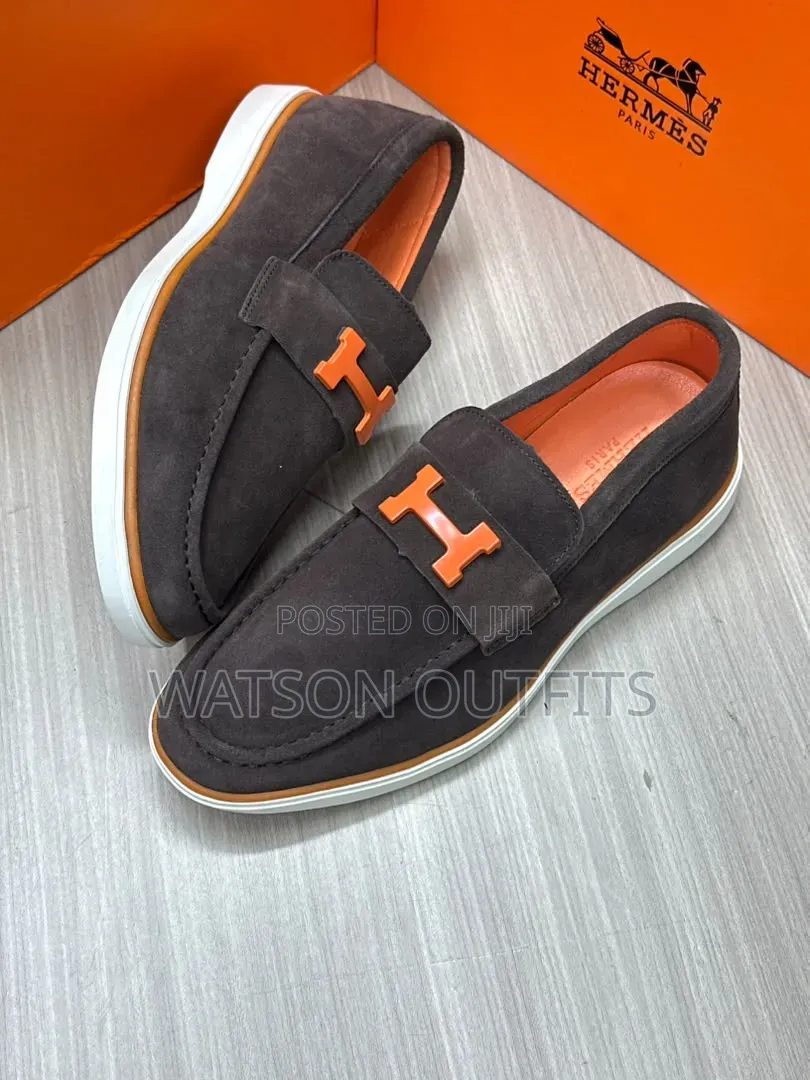 Hot H.Design Men's Leather Shoes Loafers