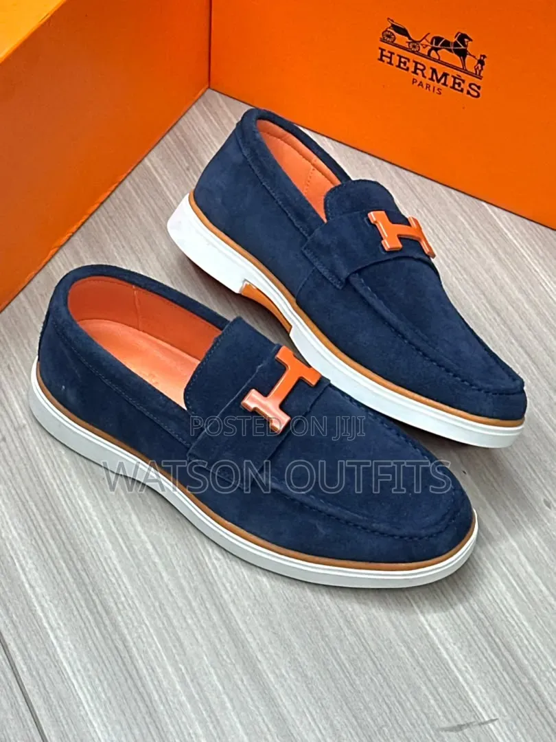 Hot H.Design Men's Leather Shoes Loafers