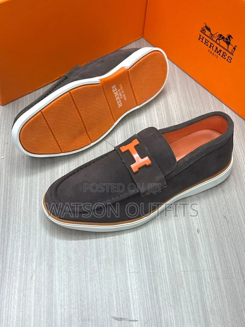 Hot H.Design Men's Leather Shoes Loafers