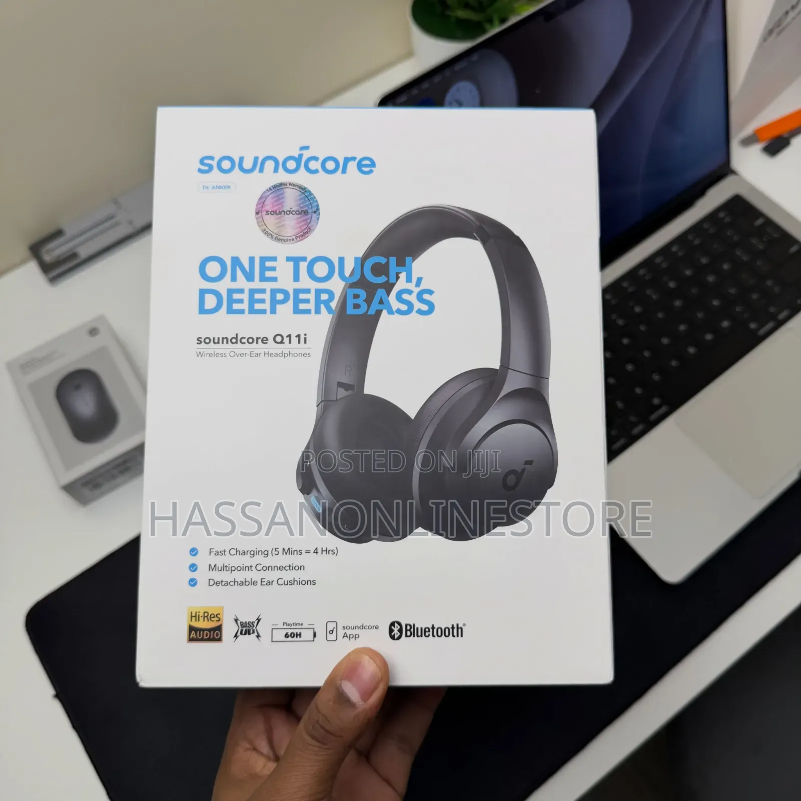 Soundcore by Anker Q11i Wireless on-Ear Bluetooth Headphones
