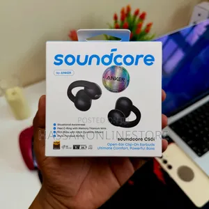 Soundcore by Anker C50i True Wireless Clip-on Earbuds - Black