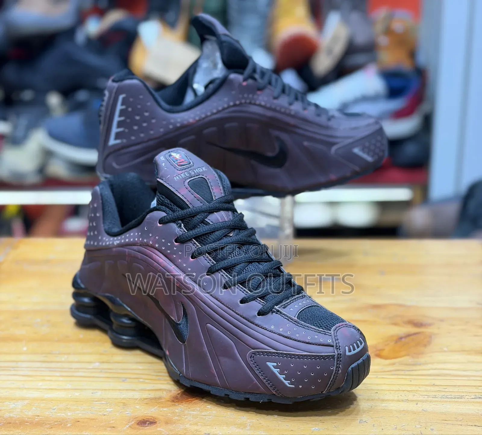 Men's Leather Shoes in N.Shox Design 4 Hot Colours