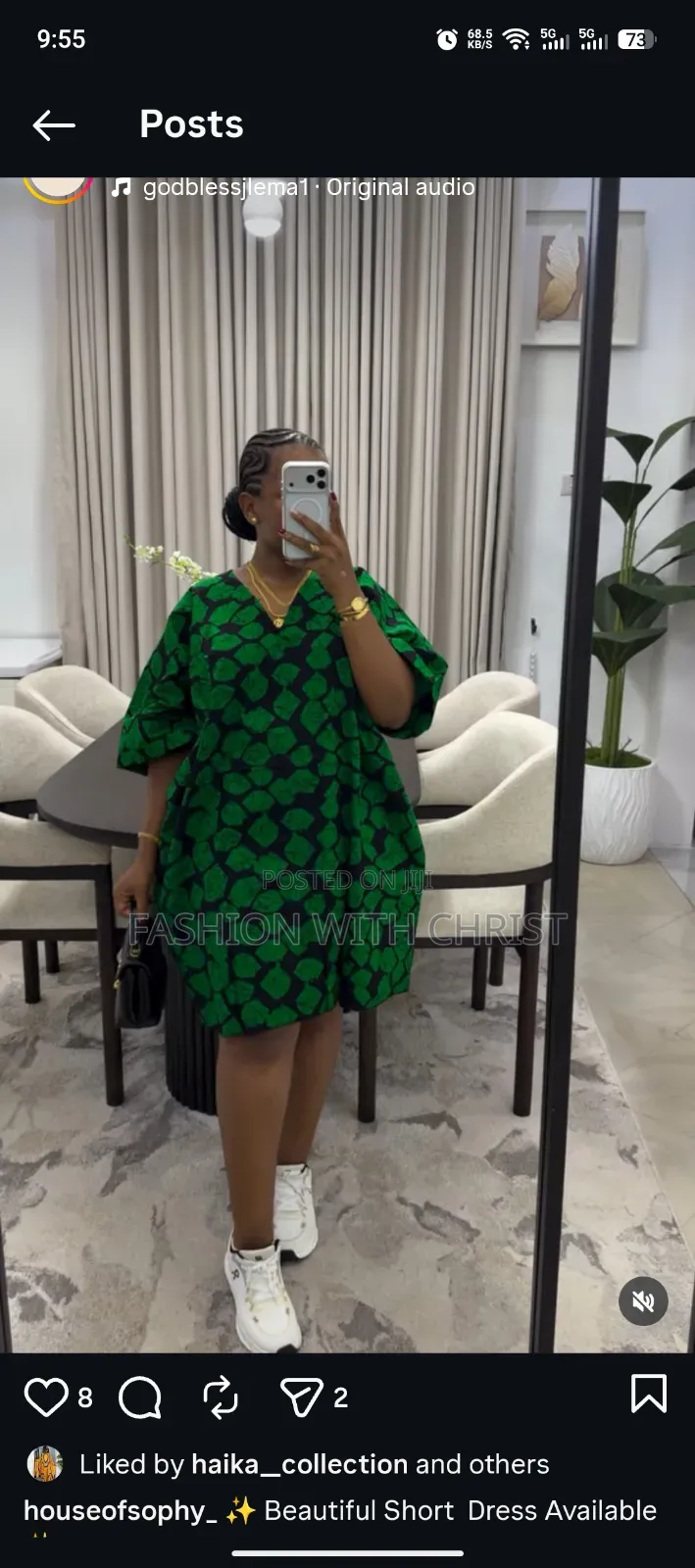 Beautiful Kitenge/Batiki Dress