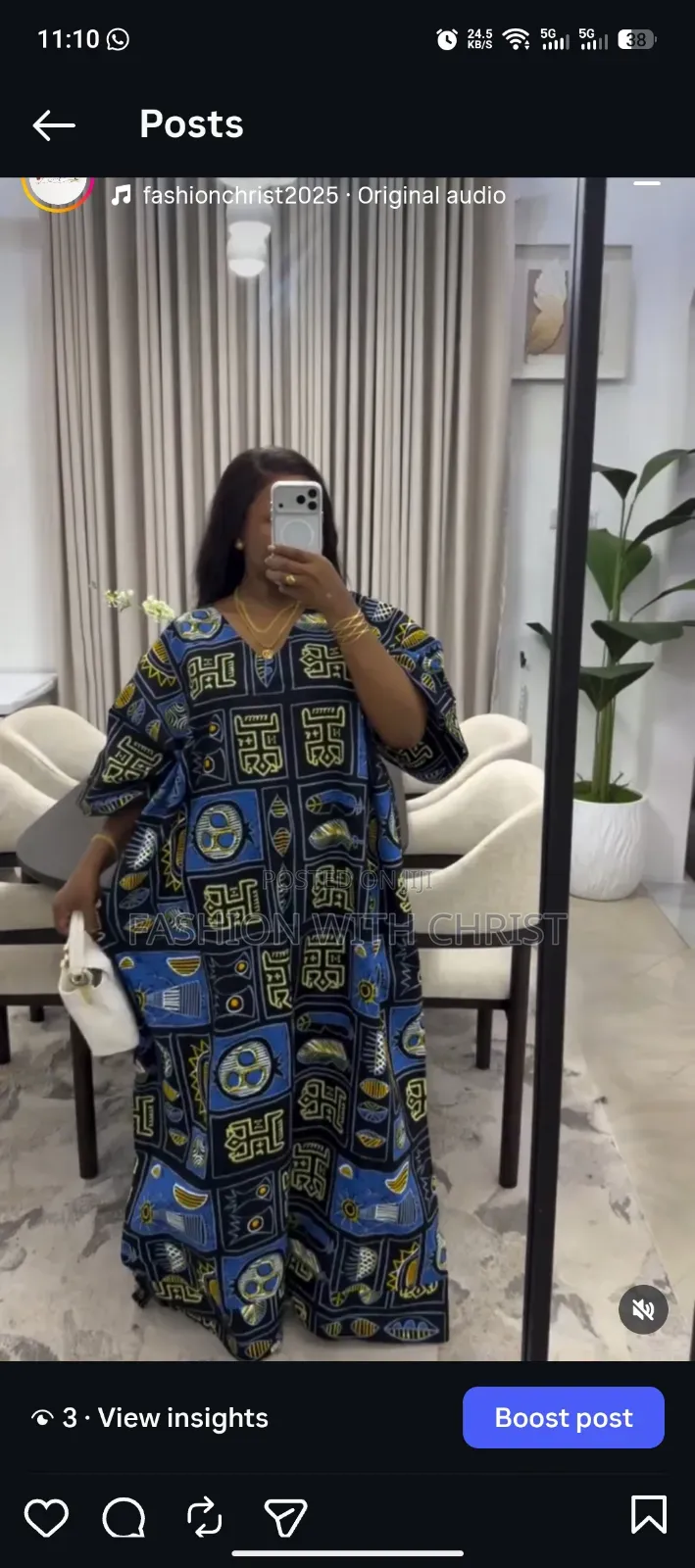 Beautiful Kitenge/Batiki Dress