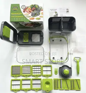 22-Piece Multifunction Veggie & Fruit Chopper Set