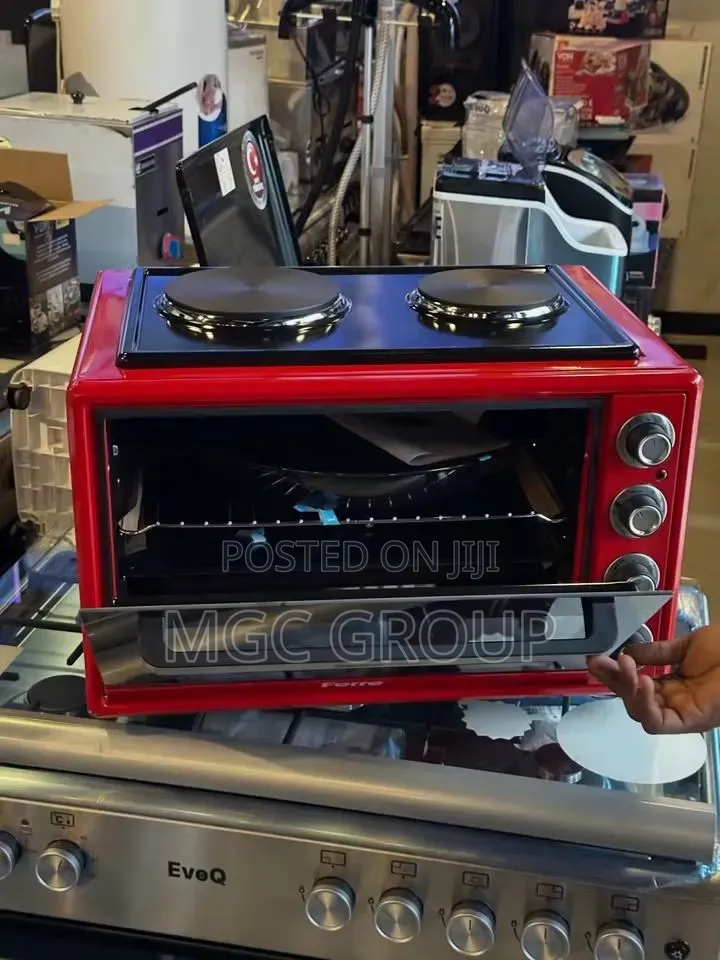 Ferre 60-Liter Electric Mini Oven With Top Hotplates