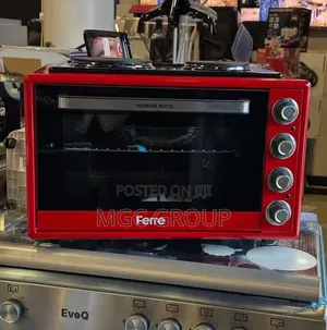 Ferre 60-Liter Electric Mini Oven With Top Hotplates