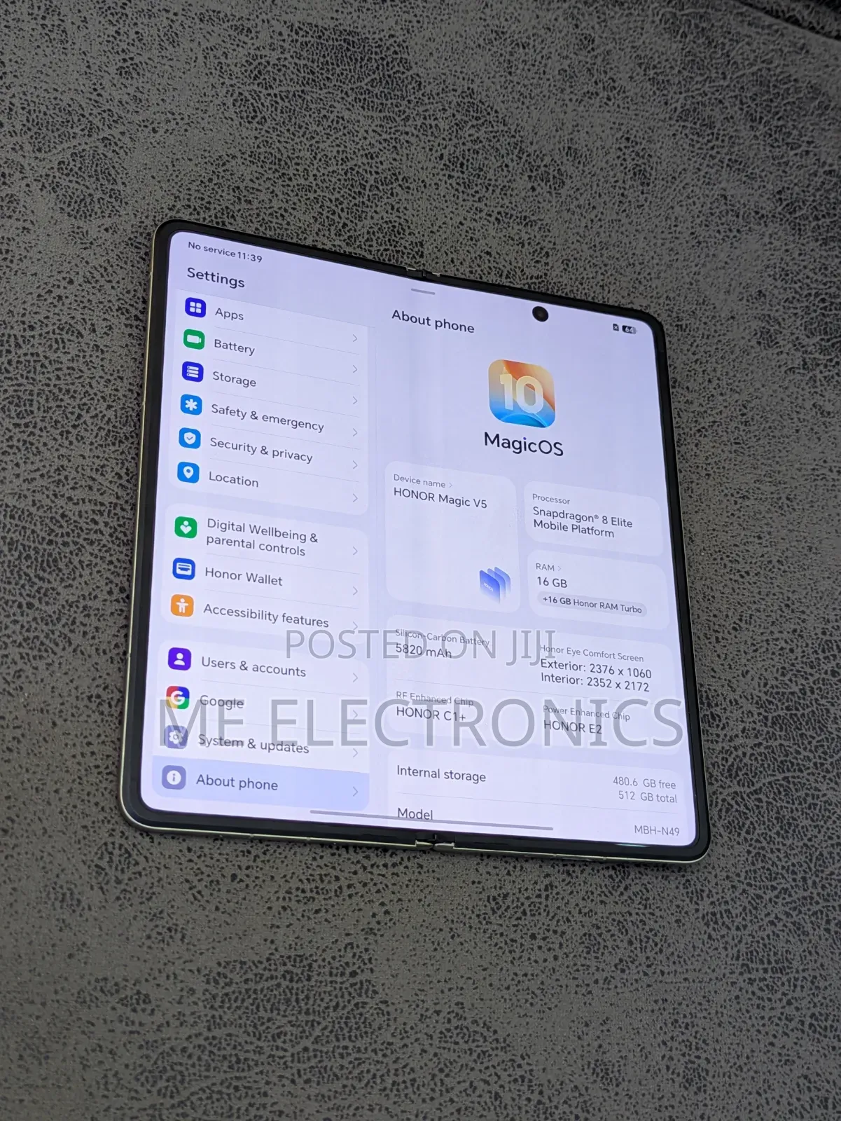 Honor Magic V5 512 GB White
