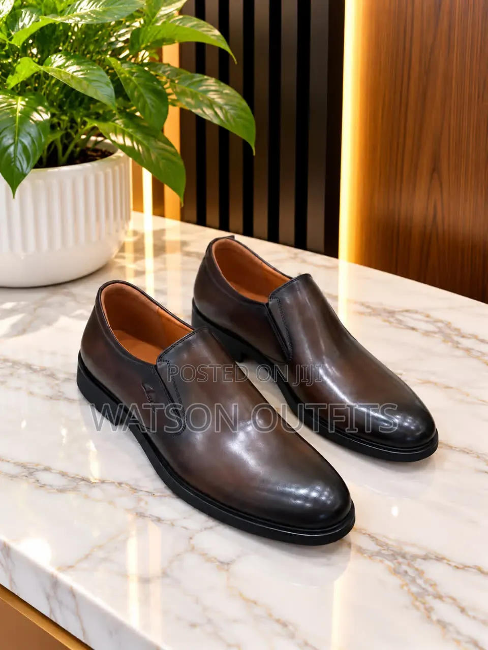 Men's Leather Shoes in Clarks England Design 3 Fine Colours