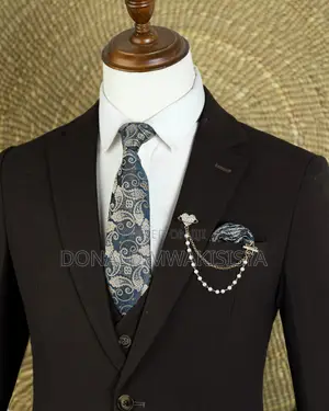 3-Piece Premium Suit - Dark Chocolate Brown