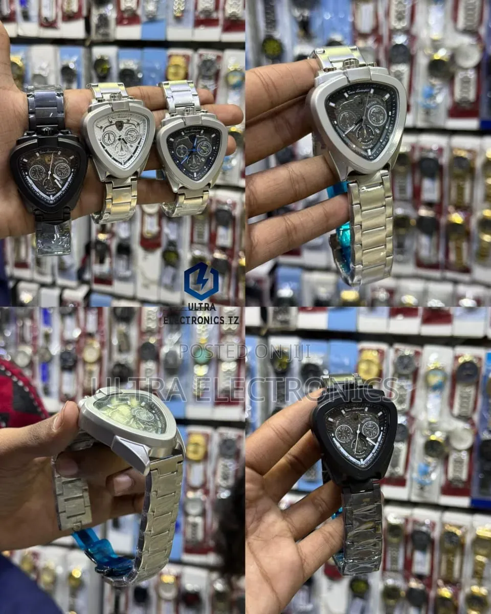 Luxury and Classic Lamborghini WÅTCH Fiber Belt Date Water Resistance