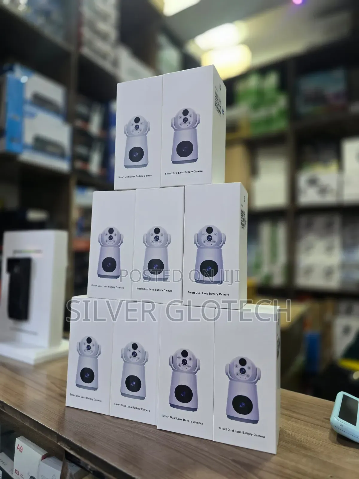 CCTV Camera Dual Lens Camera Ya Betri V380app No Electricit No Problem