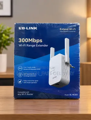 LB-LINK 300Mbps WiFi Range Extender – Wall Plug Repeater With LAN Port